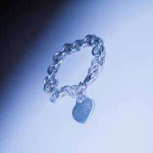 Tiffany & Co. Silver Return to Tiffany Heart Tag Bracelet